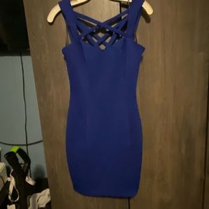 Guess women’s ponte criss cross party dress size 2